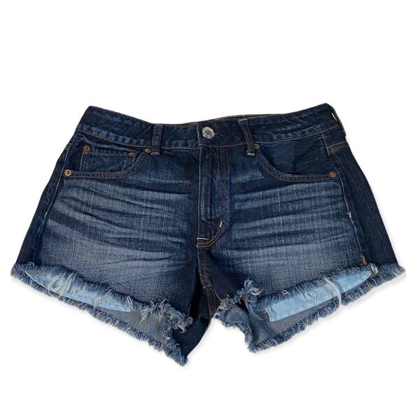 American Eagle Outfitters Hi-Rise Festival Jean Shorts Size 8 - Picture 1 of 6